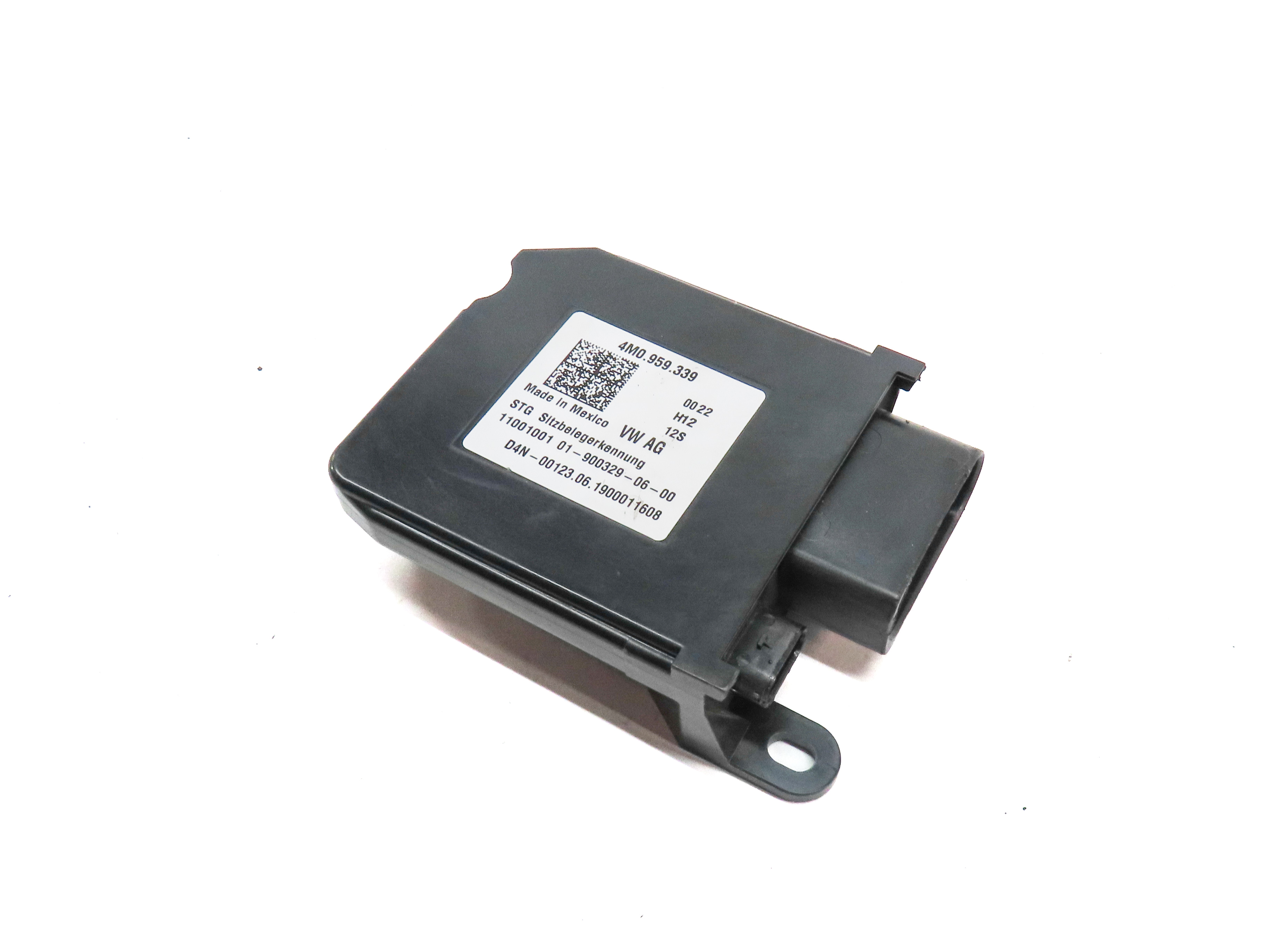 2019 AUDI Q7 (4M) FRONT RIGHT PASSENGER SEAT OCCUPANCY WEIGHT DETECTION MODULE — exact item pictured